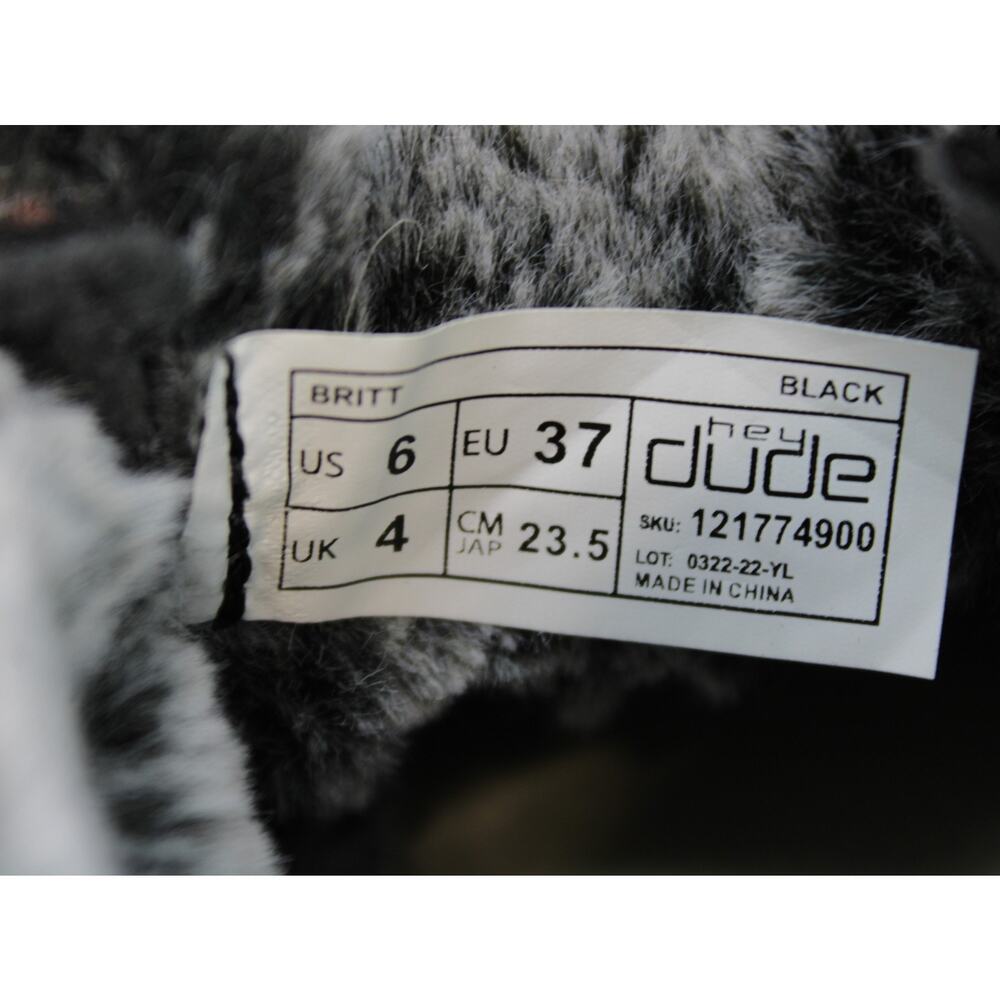 Hey Dude Britt Slip On Shoes Womens 6 Gray Casual Comfort - Picture 7 of 7